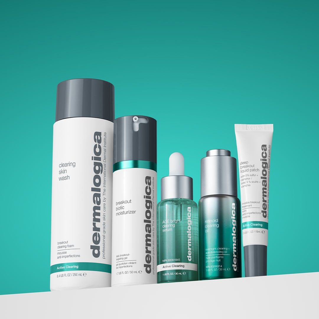Dermalogica Active Clearing range for adult acne and breakouts UK